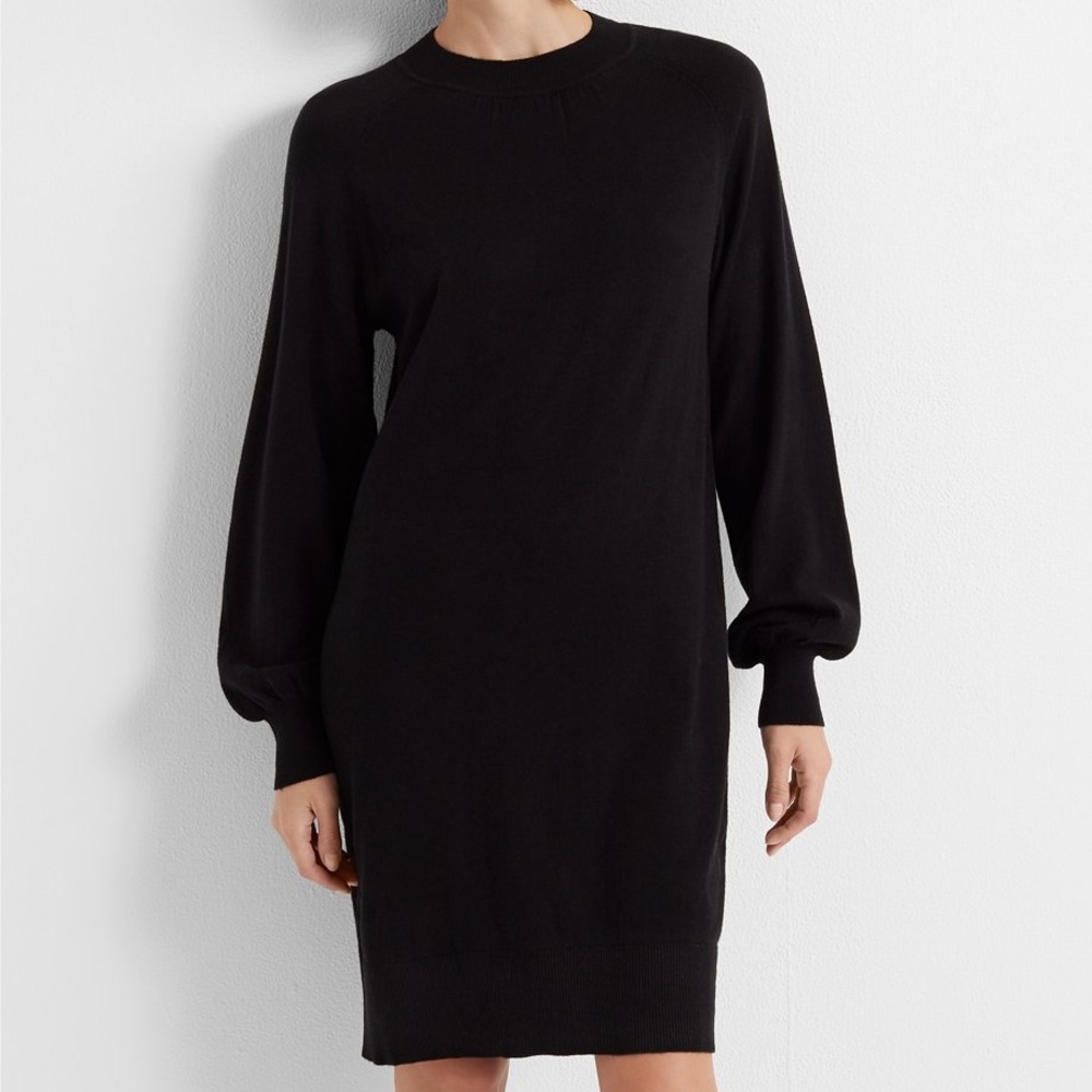 Club Monaco Sweater Dress in Black